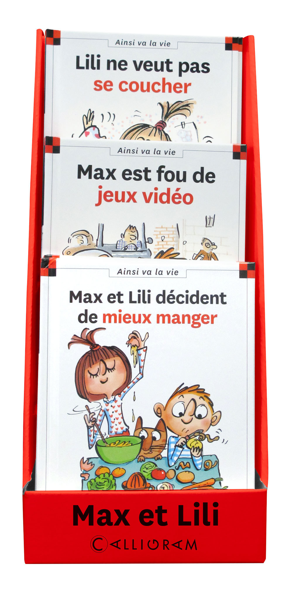 Sabot 3 étages 12 exemplaires Max et Lili - Sélection janvier 2019