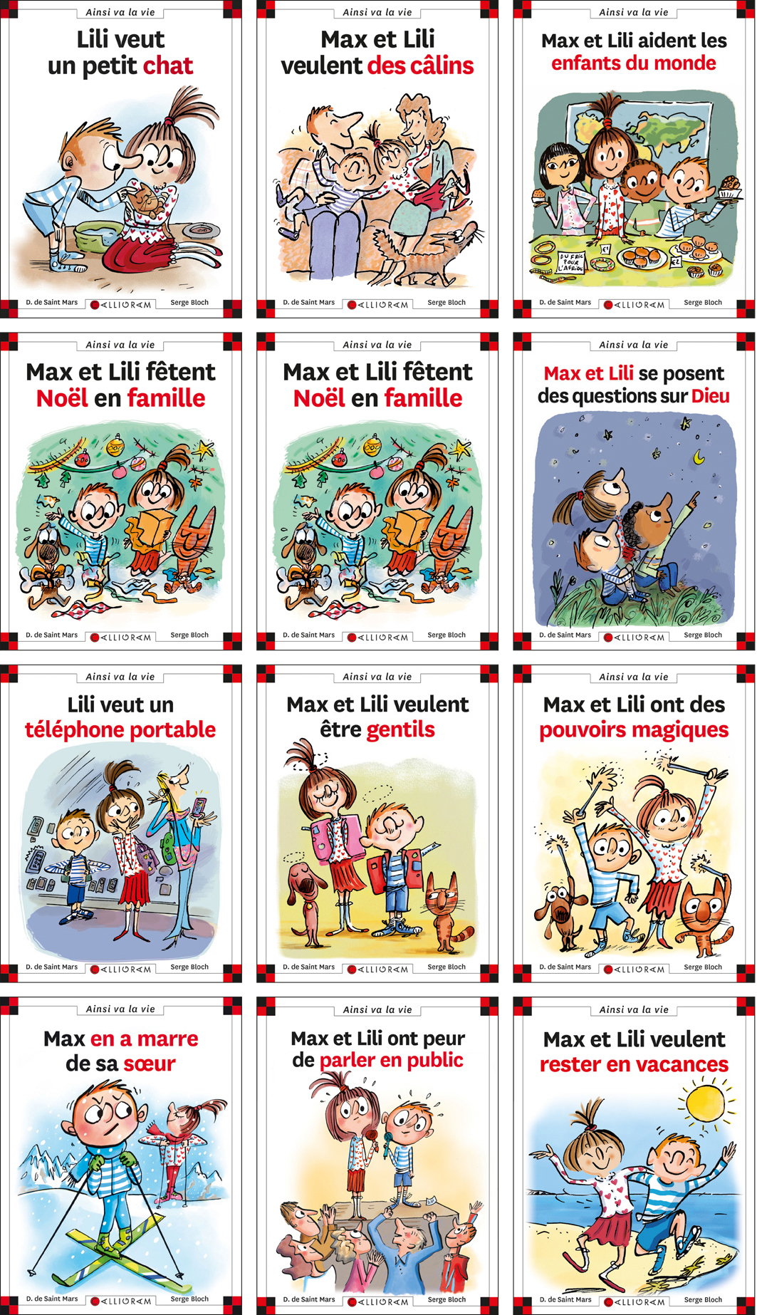 Pack 12 exemplaires Max et Lili - Sélection Noël - Spécial petits clients
