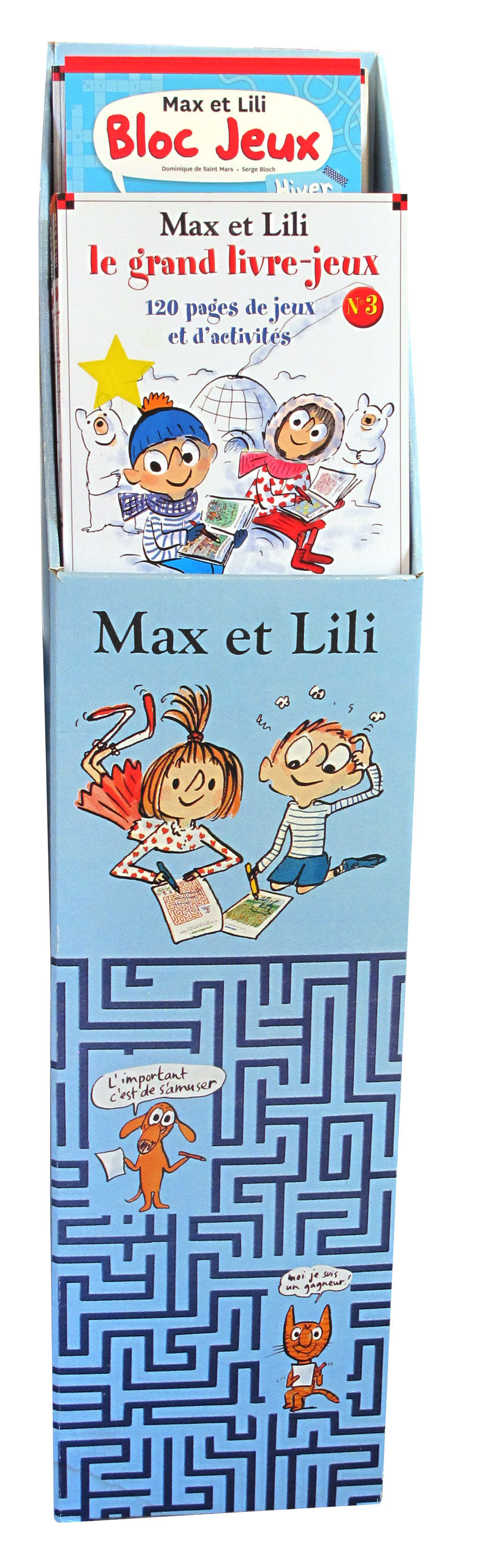 Présentoir multiproduits sélection hiver 2019 Max et Lili spécial grossistes