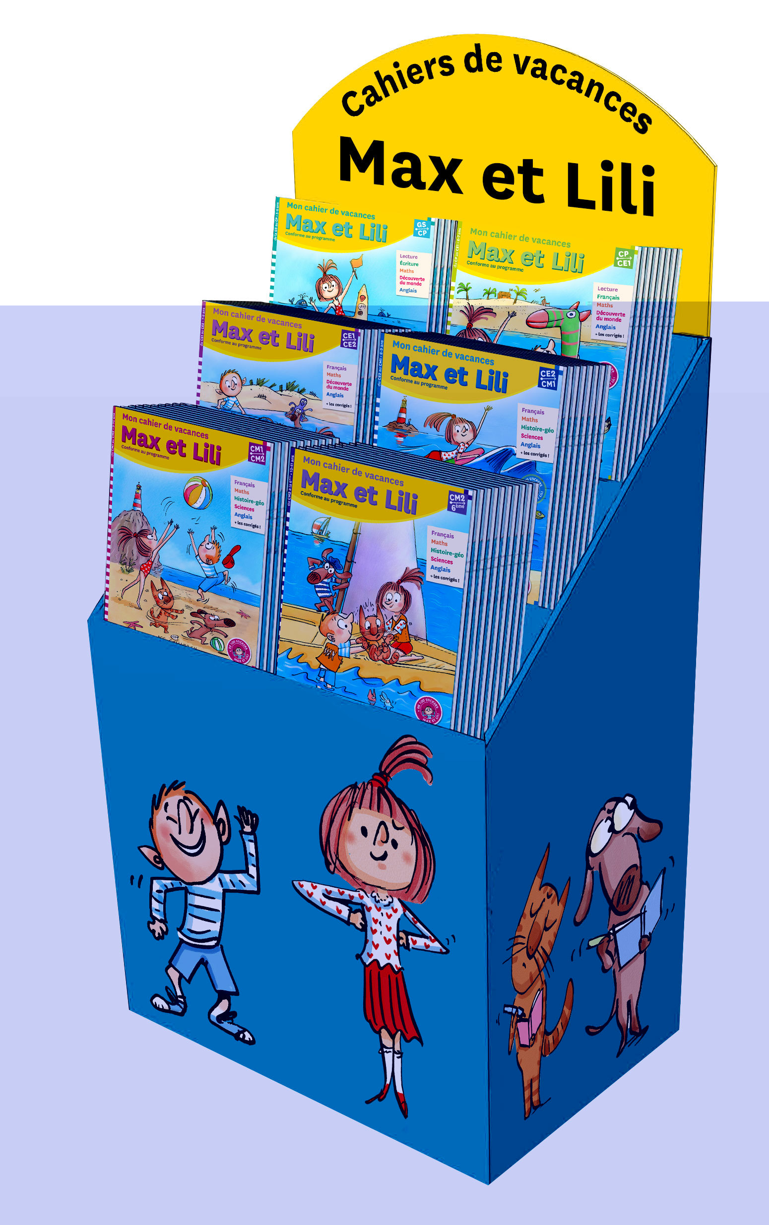 Box plein cahier de vacances 120ex