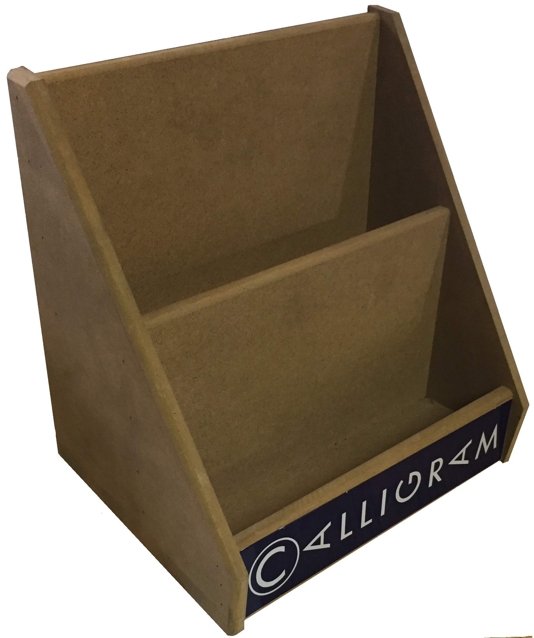 Présentoir de table en bois Calligram