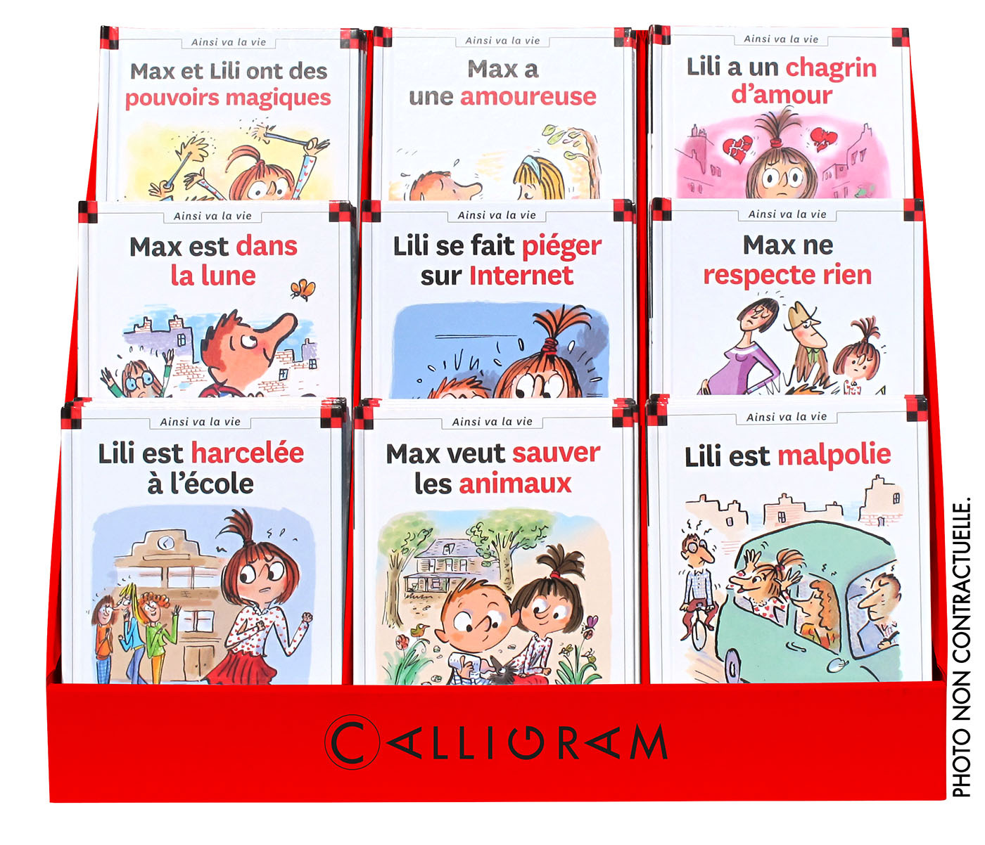 Présentoir 36 ex Max et Lili - sélection Noël