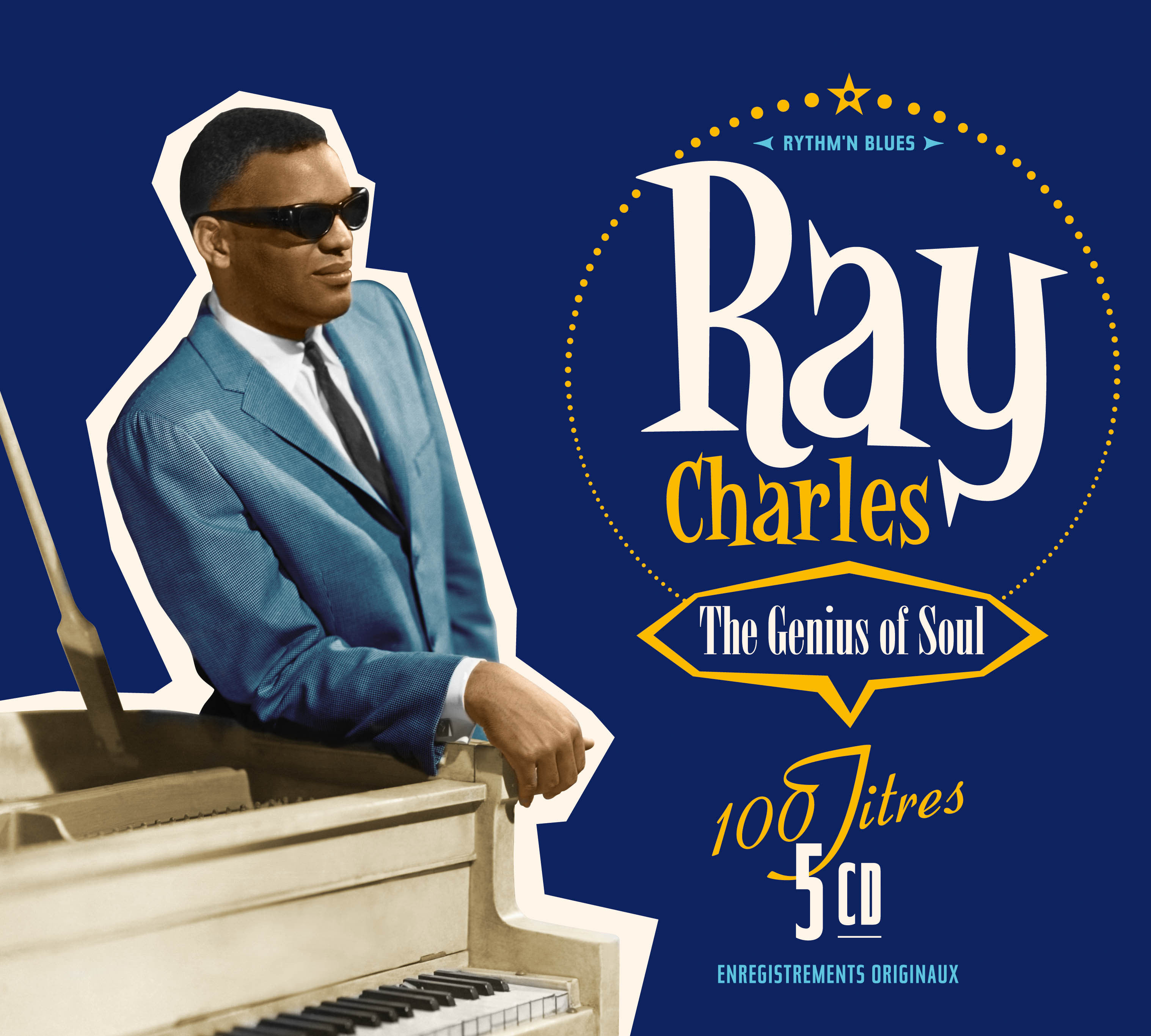 RAY CHARLES GENIUS 100 TITRES
