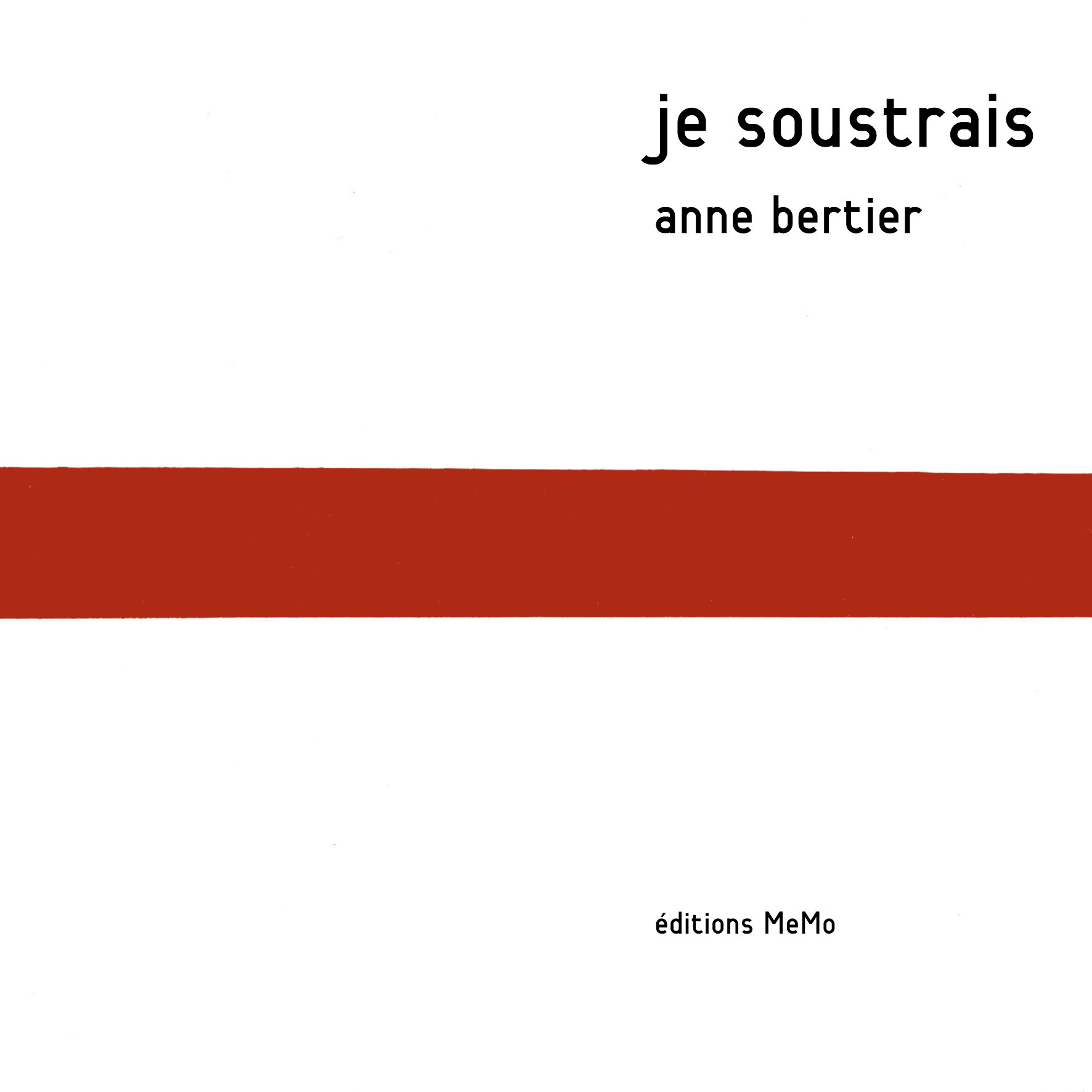 JE SOUSTRAIS