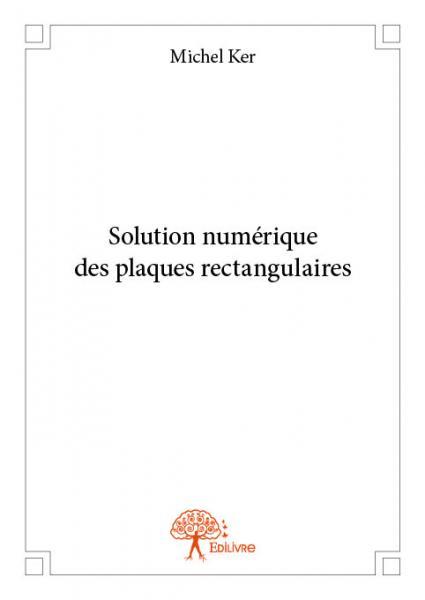 Solution numérique des plaques rectangulaires