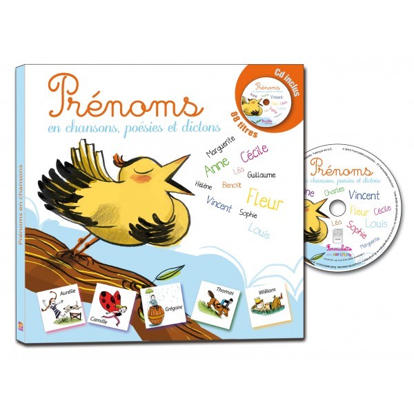 Prénoms en chansons poésies et dictons