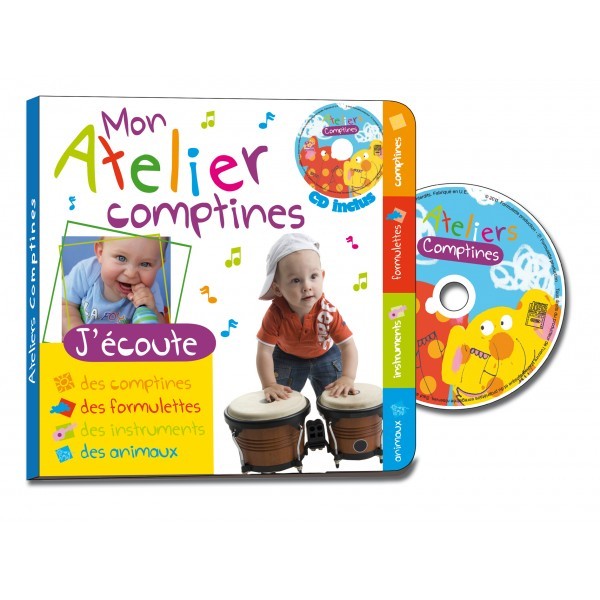 Mon atelier comptines - Livre + CD
