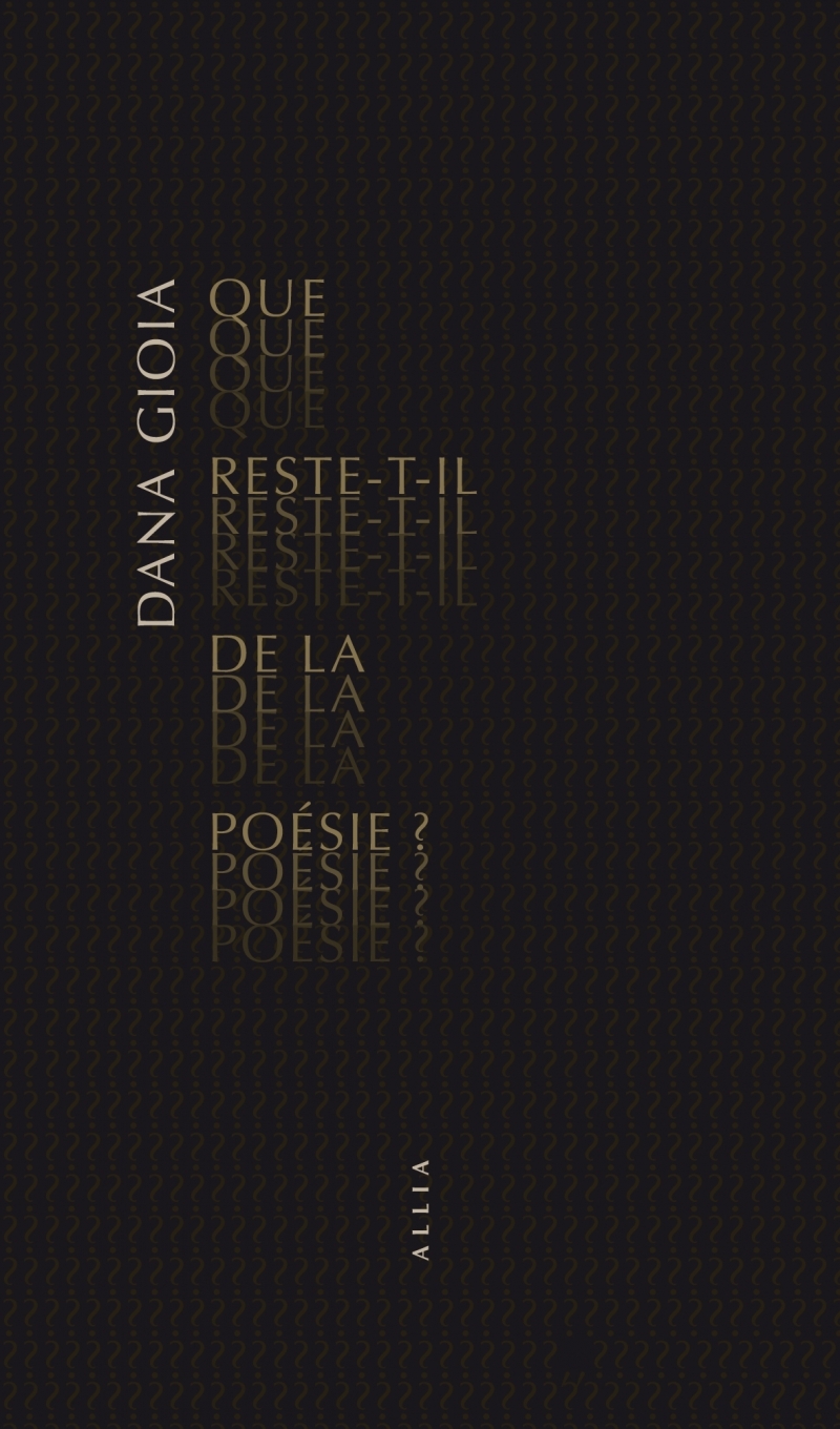 Que reste-t-il de la poésie ?