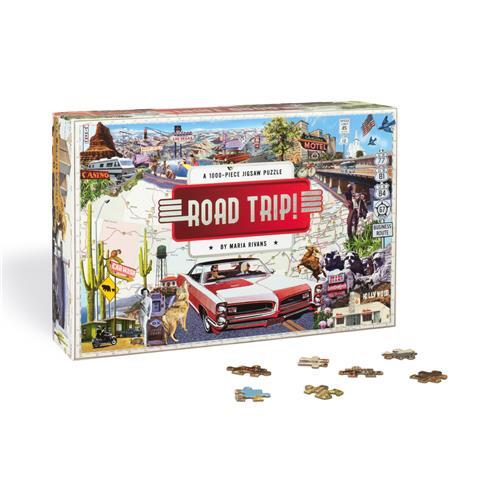 Road Trip!: A 1000-piece Jigsaw Puzzle /anglais
