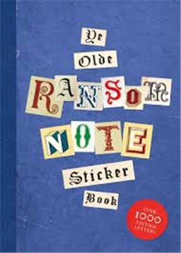 Ye Olde Ransom Note Sticker Book /anglais