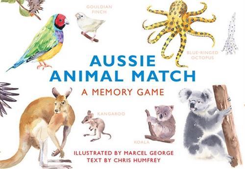 Aussie Animal Match A Memory Game /anglais