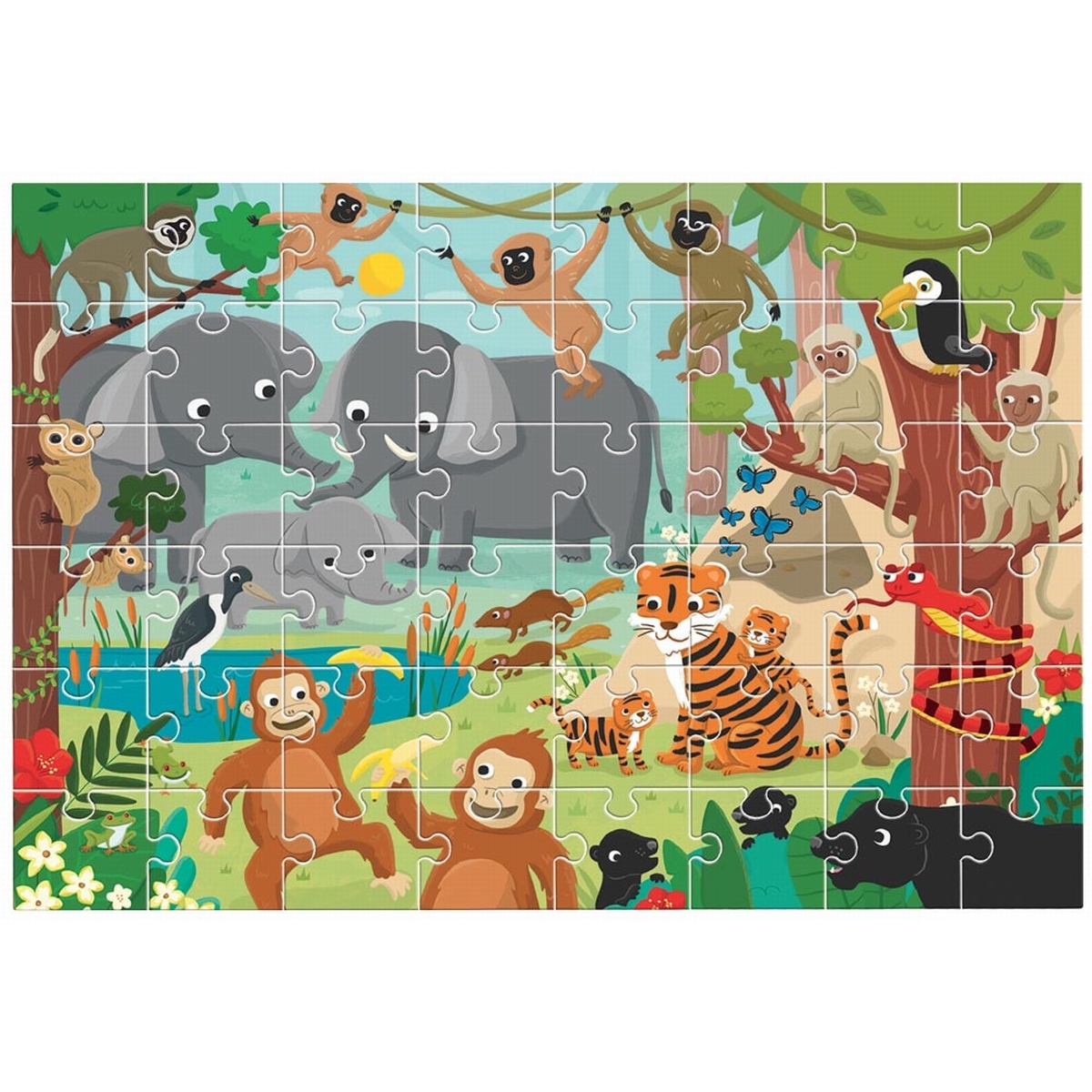 Giant puzzle jungle
