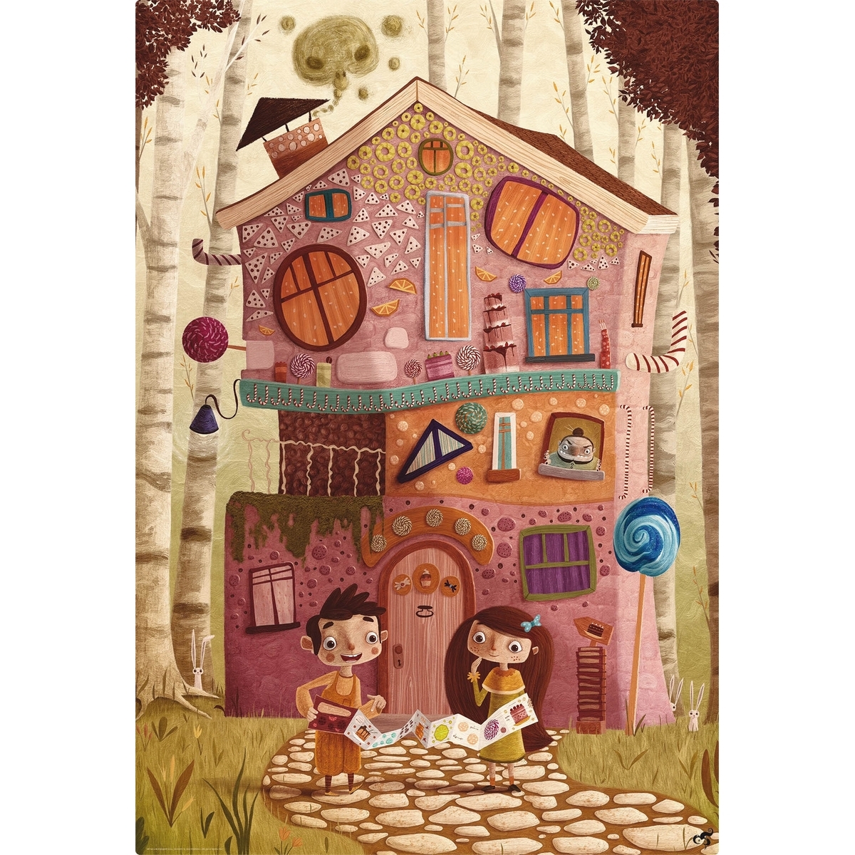 Giant puzzle Hansel & Gretel