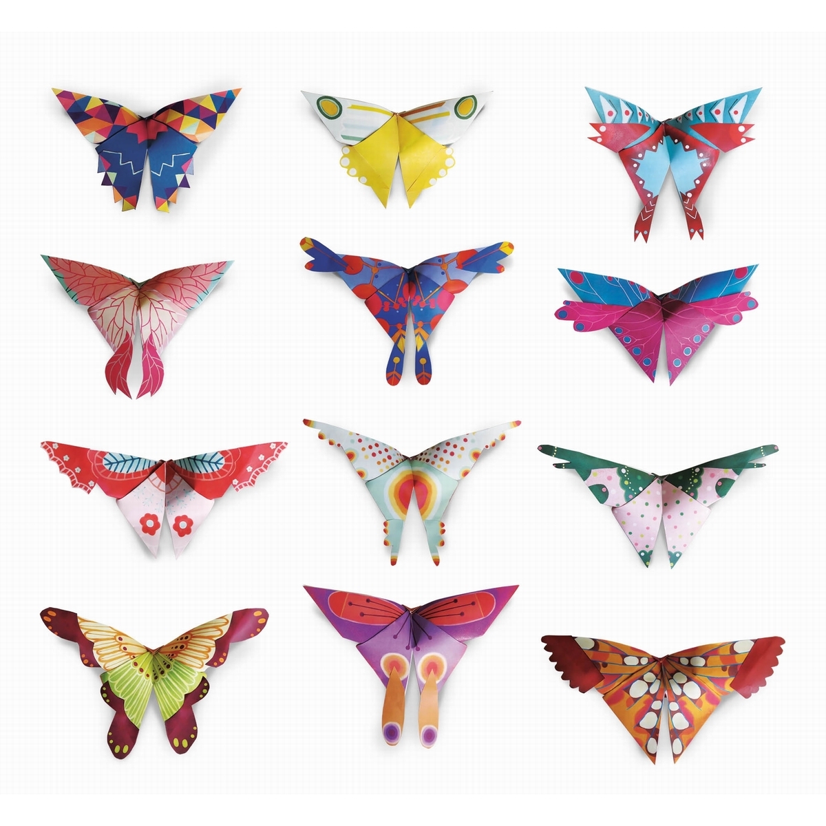 Easy origami papillons