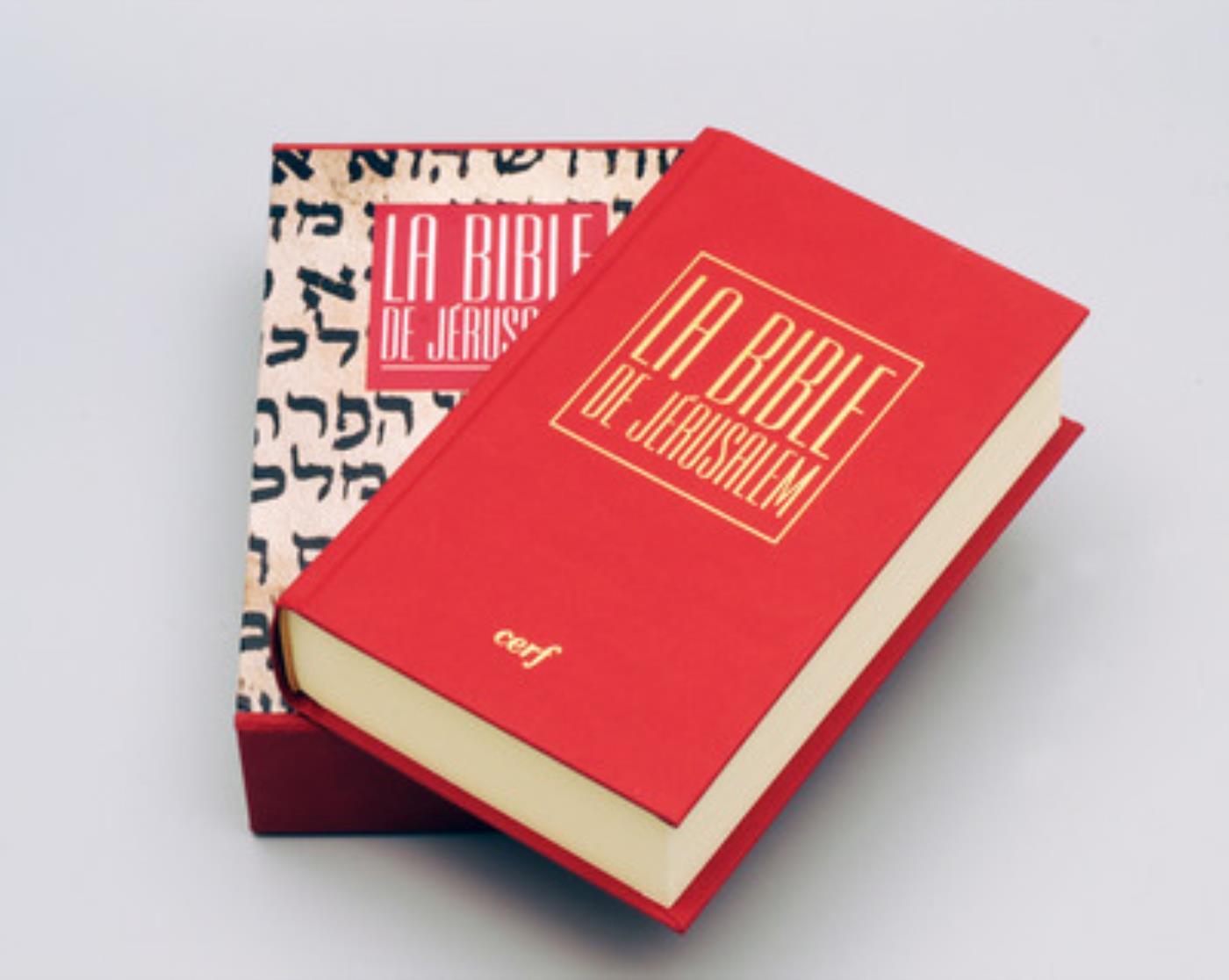 LA BIBLE DE JERUSALEM - POCHE RELIEE ROUGE