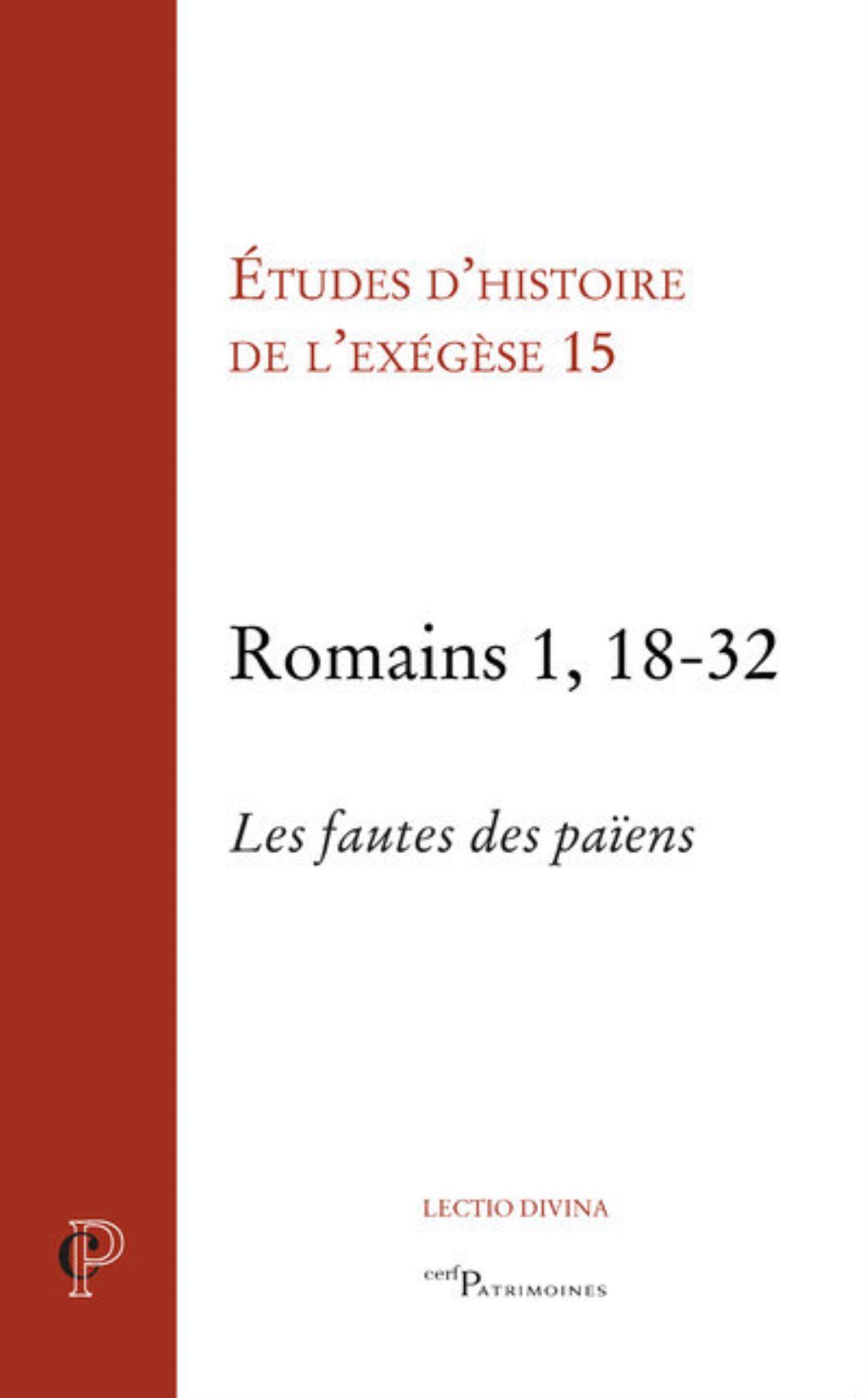 ROMAINS 1, 18-32 - LES FAUTES DES PAIENS