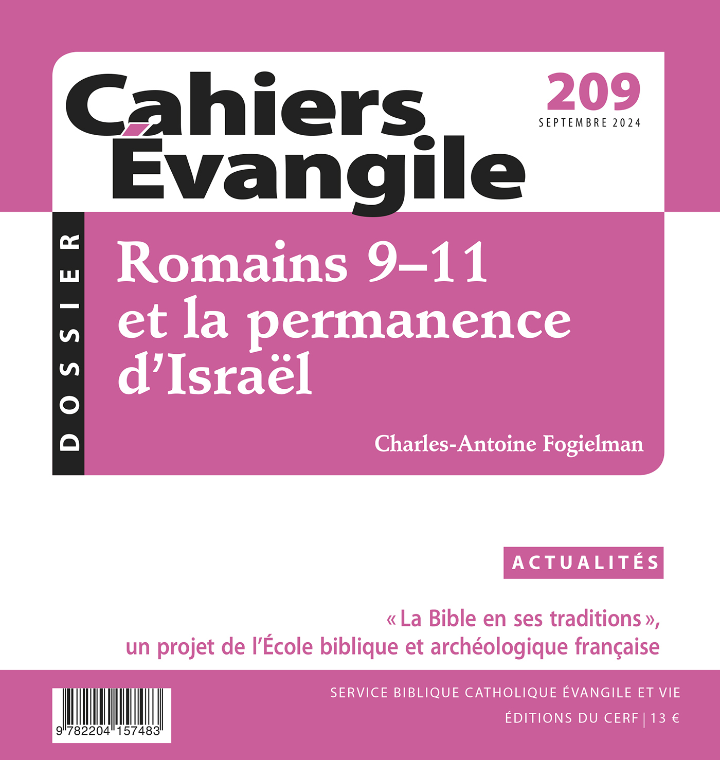 Cahiers Evangile 209