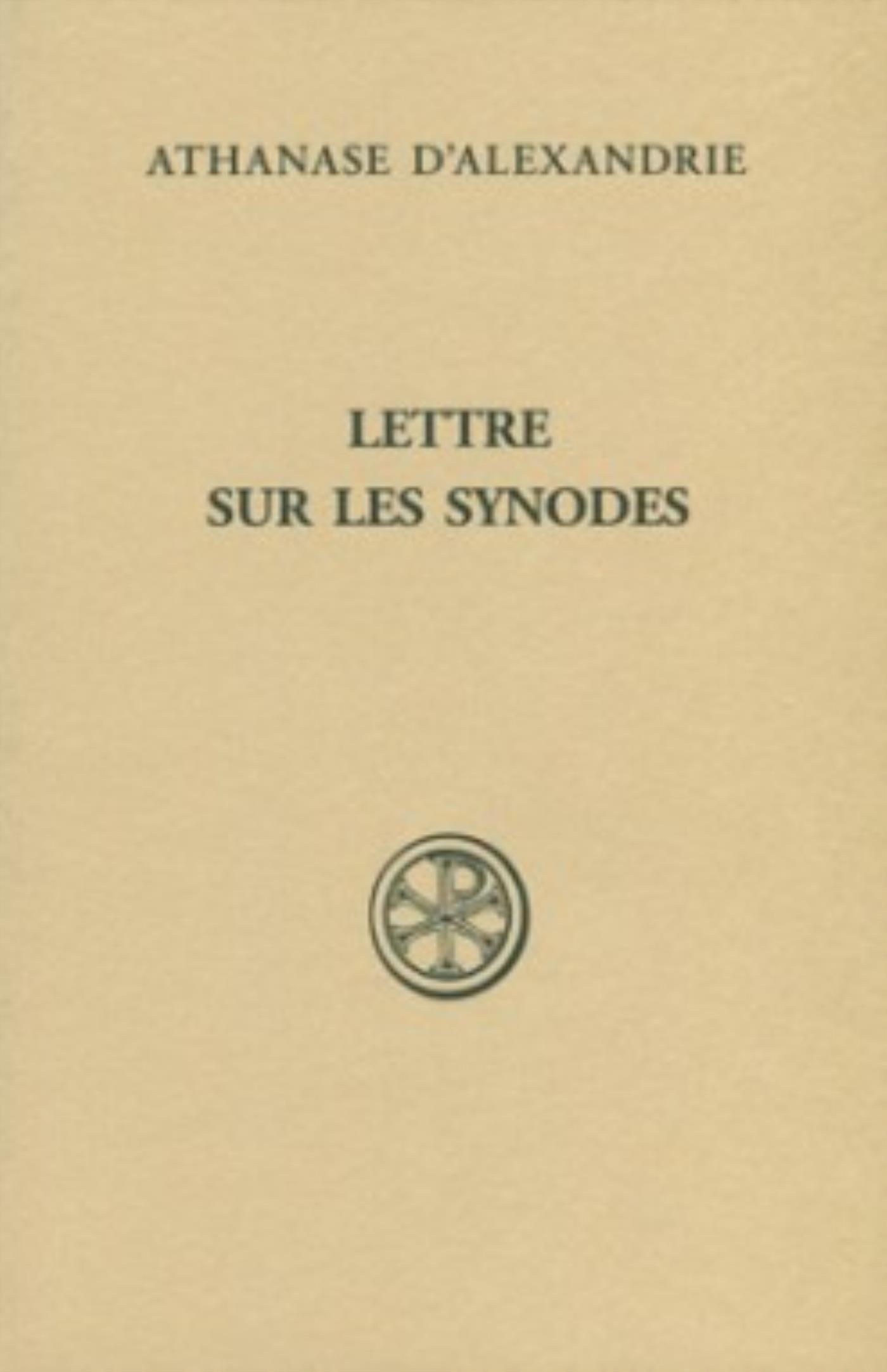 SC 563 LETTRES SUR LES SYNODES