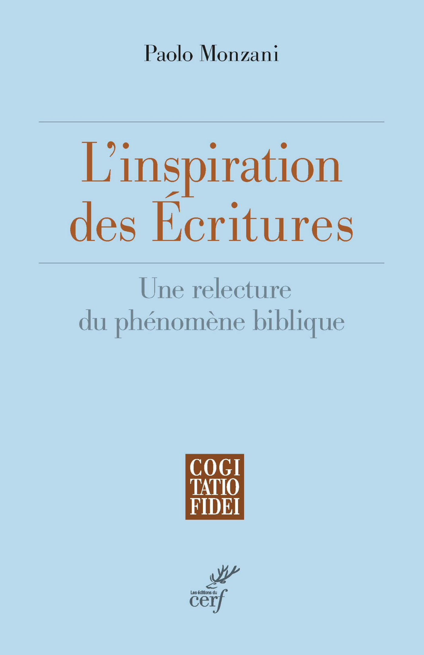 L'inspiration des Écritures saintes
