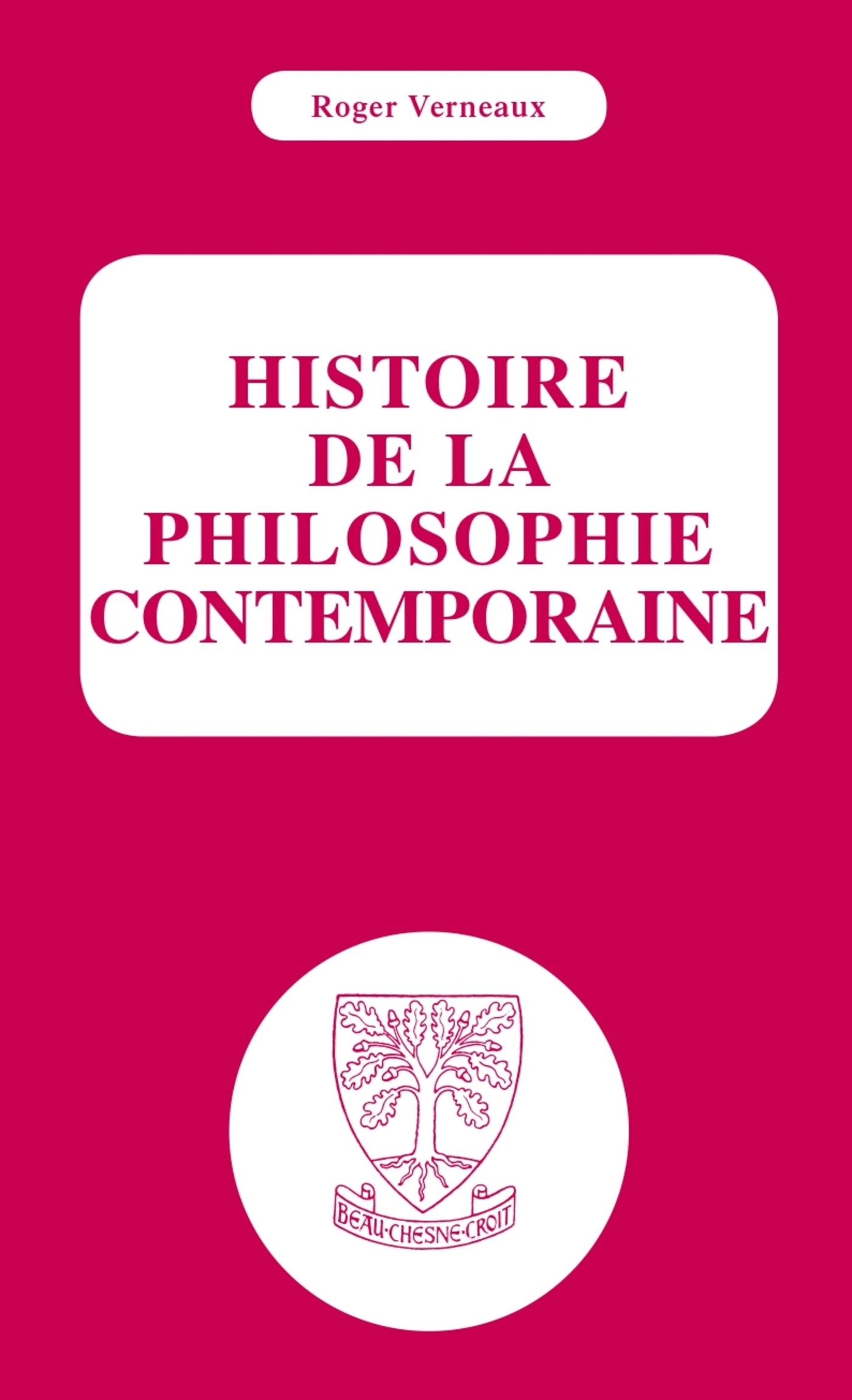 Histoire de la philosophie contemporaine