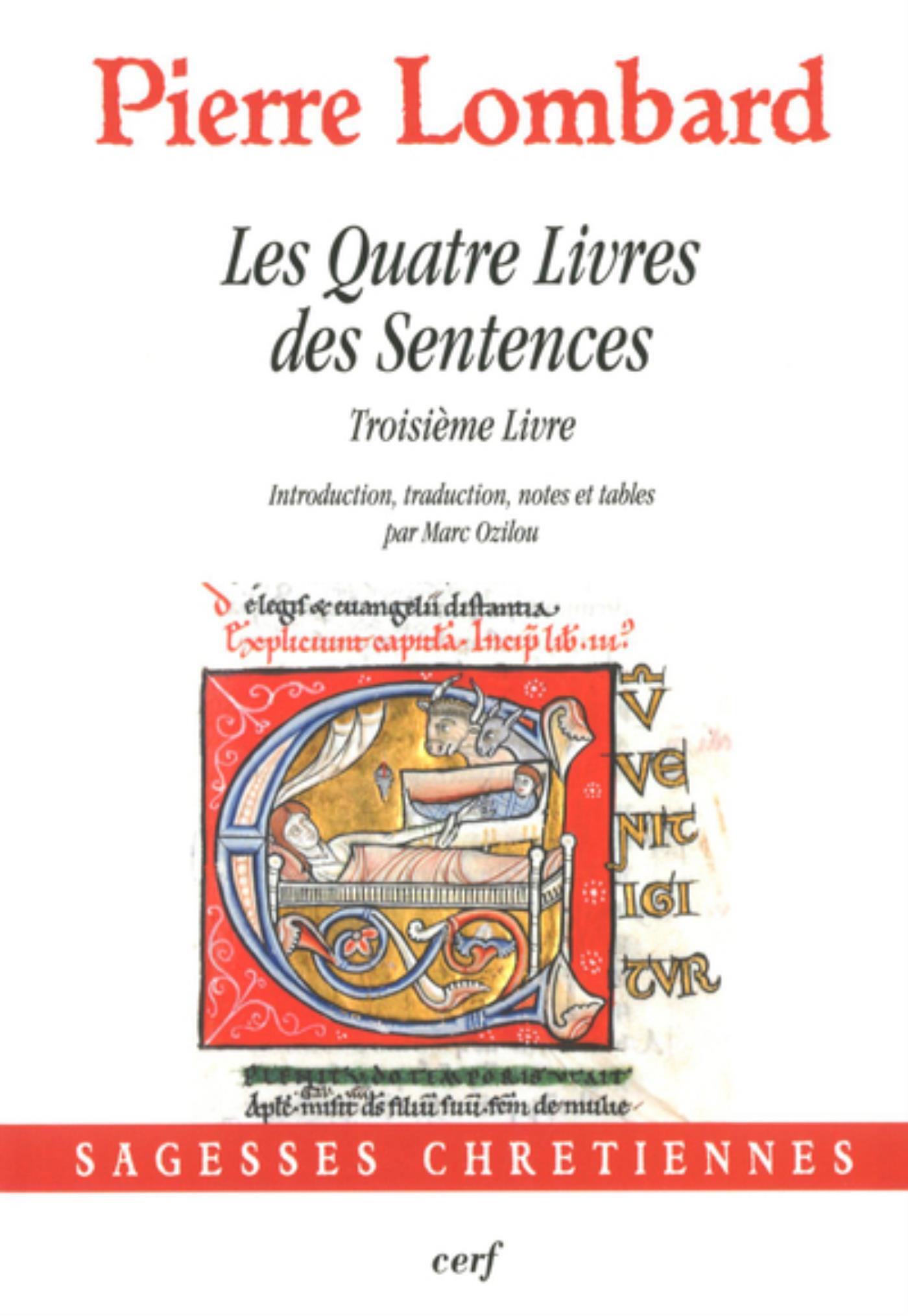 LES QUATRE LIVRES DES SENTENCES - TROISIÈME LIVRE