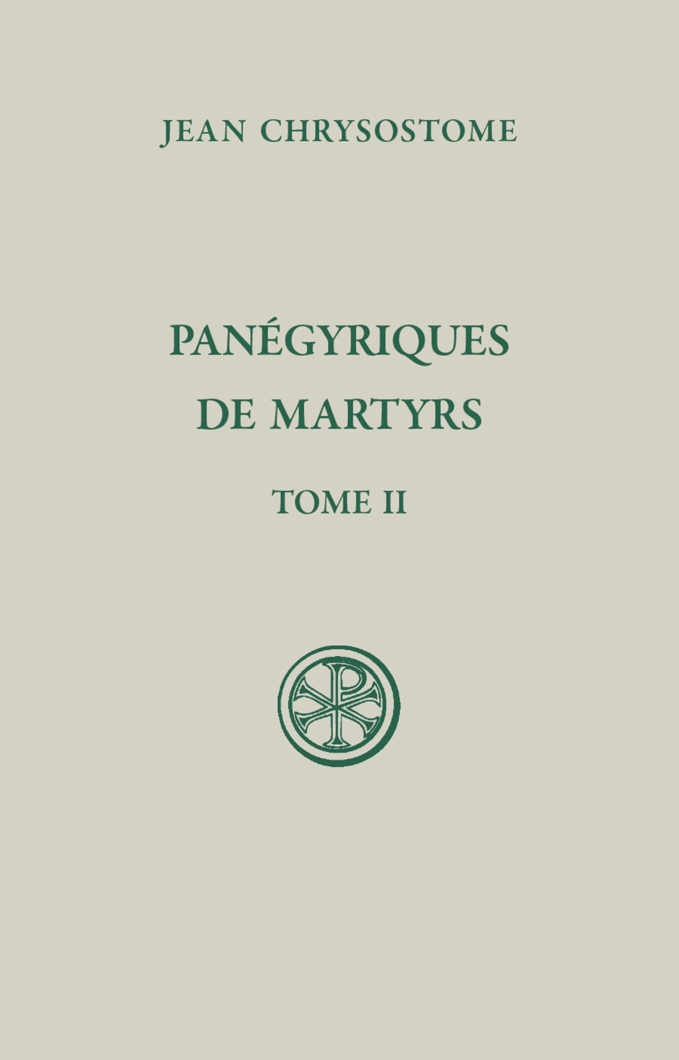 SC 648 - Panégyriques de martyrs tome II