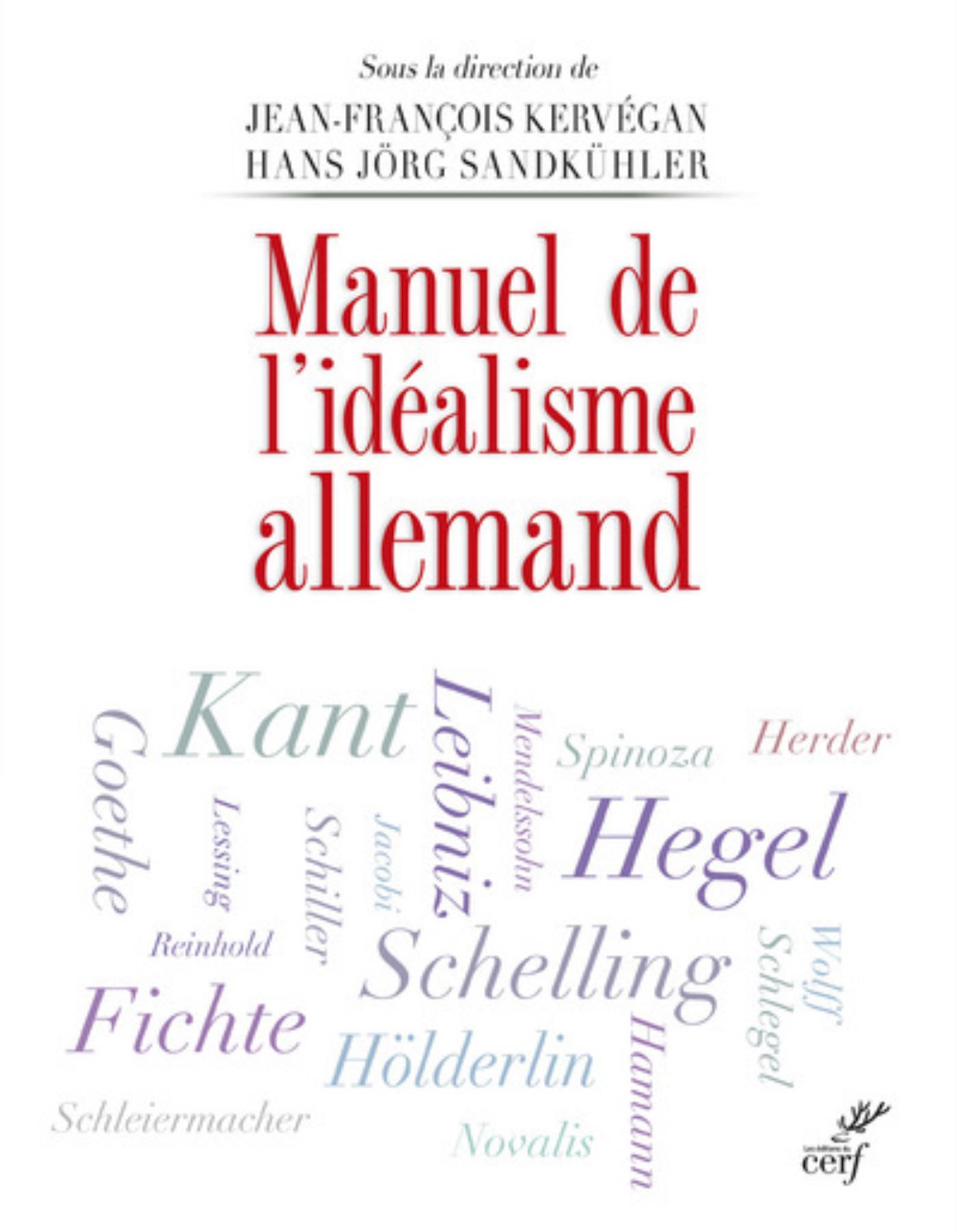 MANUEL DE L'IDEALISME ALLEMAND