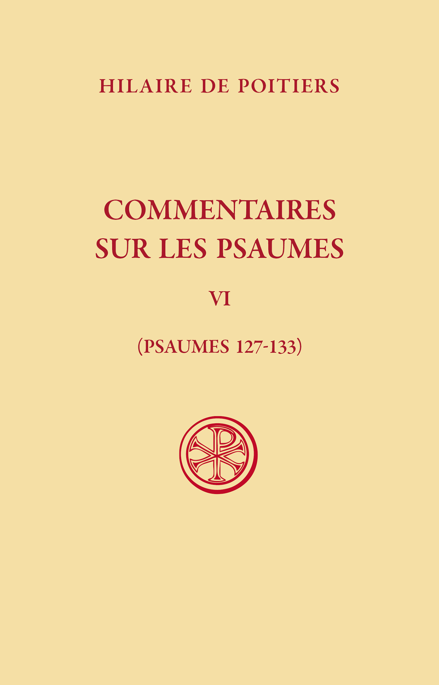 SC 643 Commentaires sur les Psaumes t. VI (Psaumes 127-133)