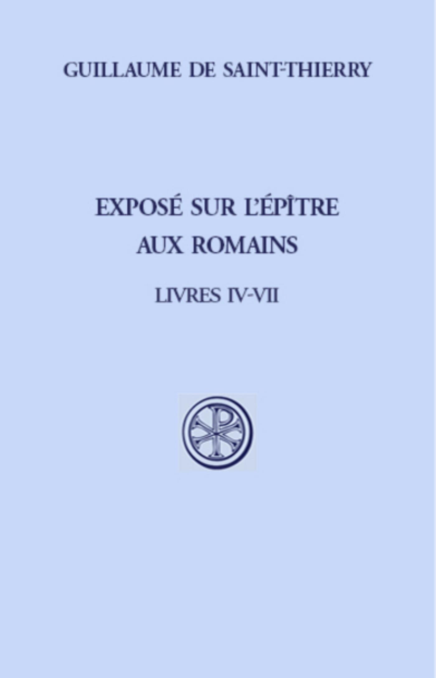 SC 568 EXPOSE SUR L'EPITRE AUX ROMAINS - TOME 2 LIVRES IV-VII