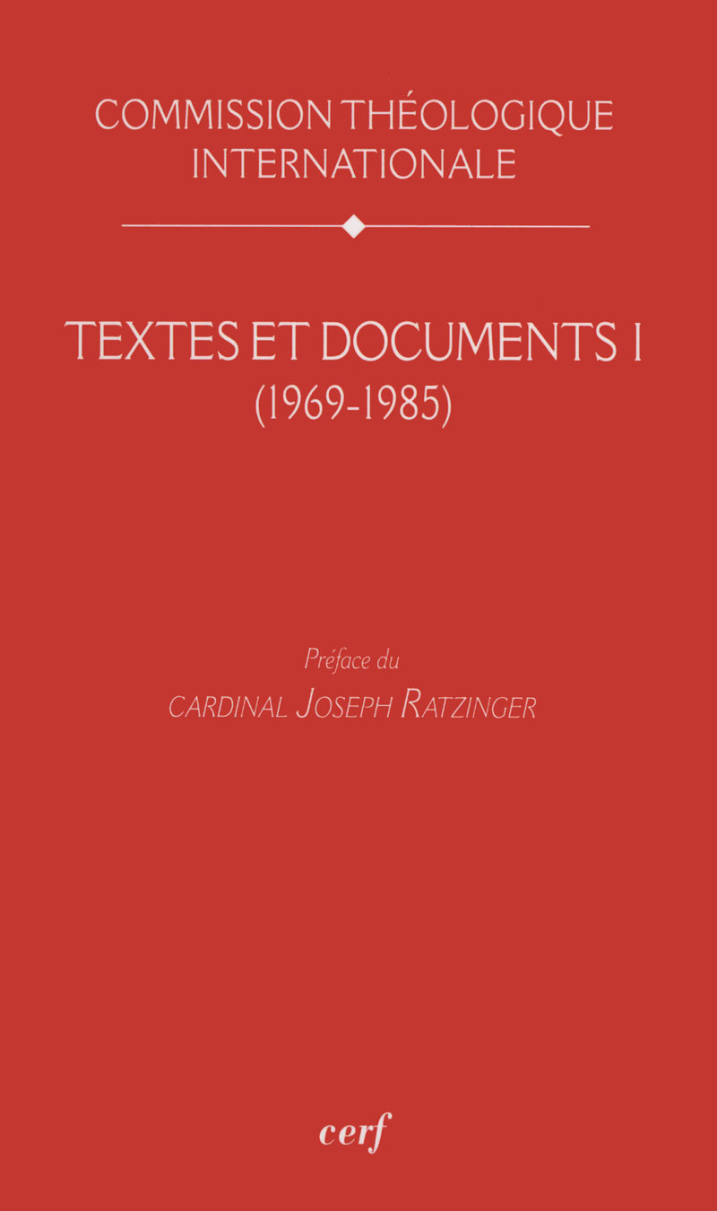TEXTES ET DOCUMENTS I (1969-1985)