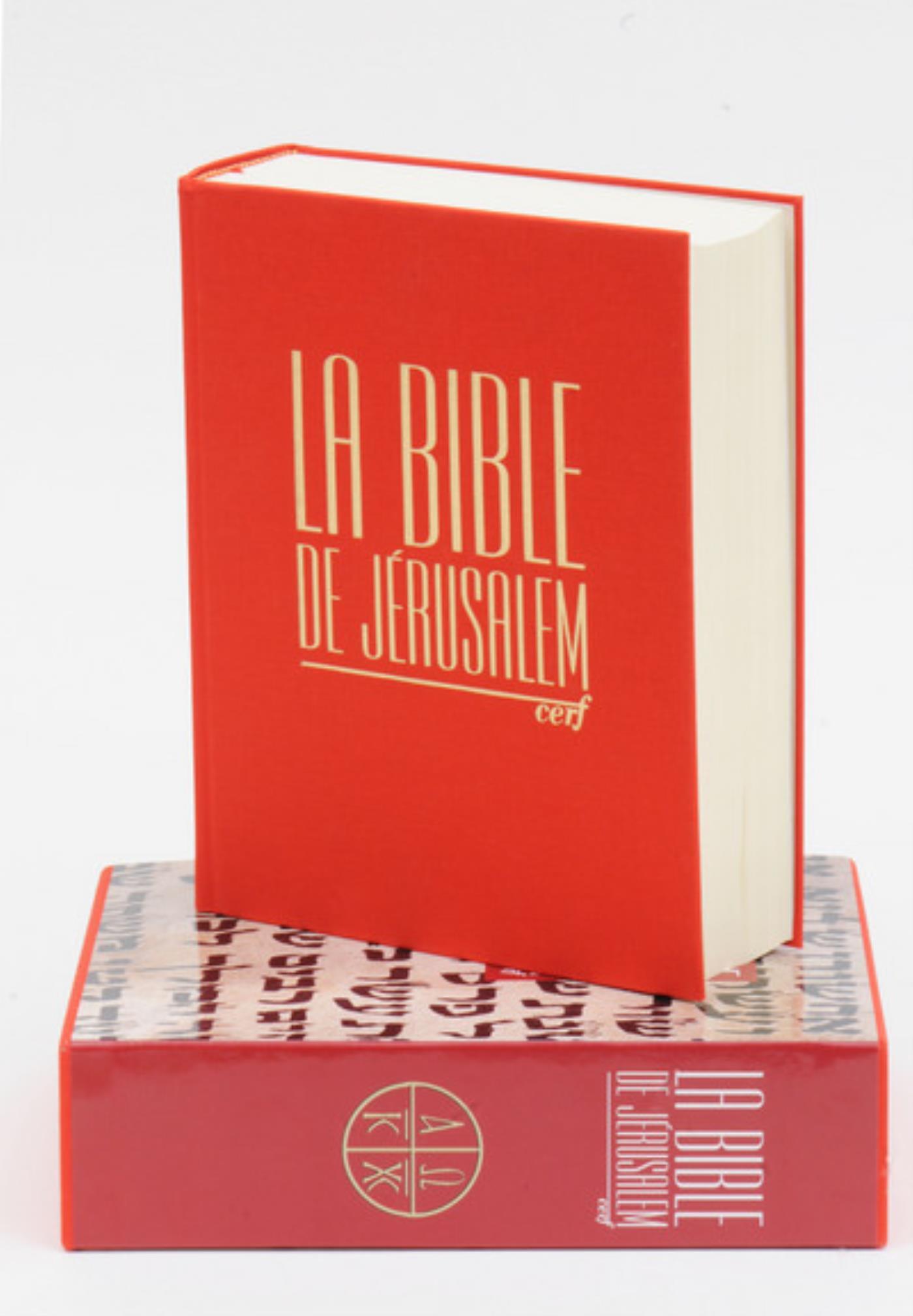 LA BIBLE DE JERUSALEM - MAJOR TOILE ROUGE