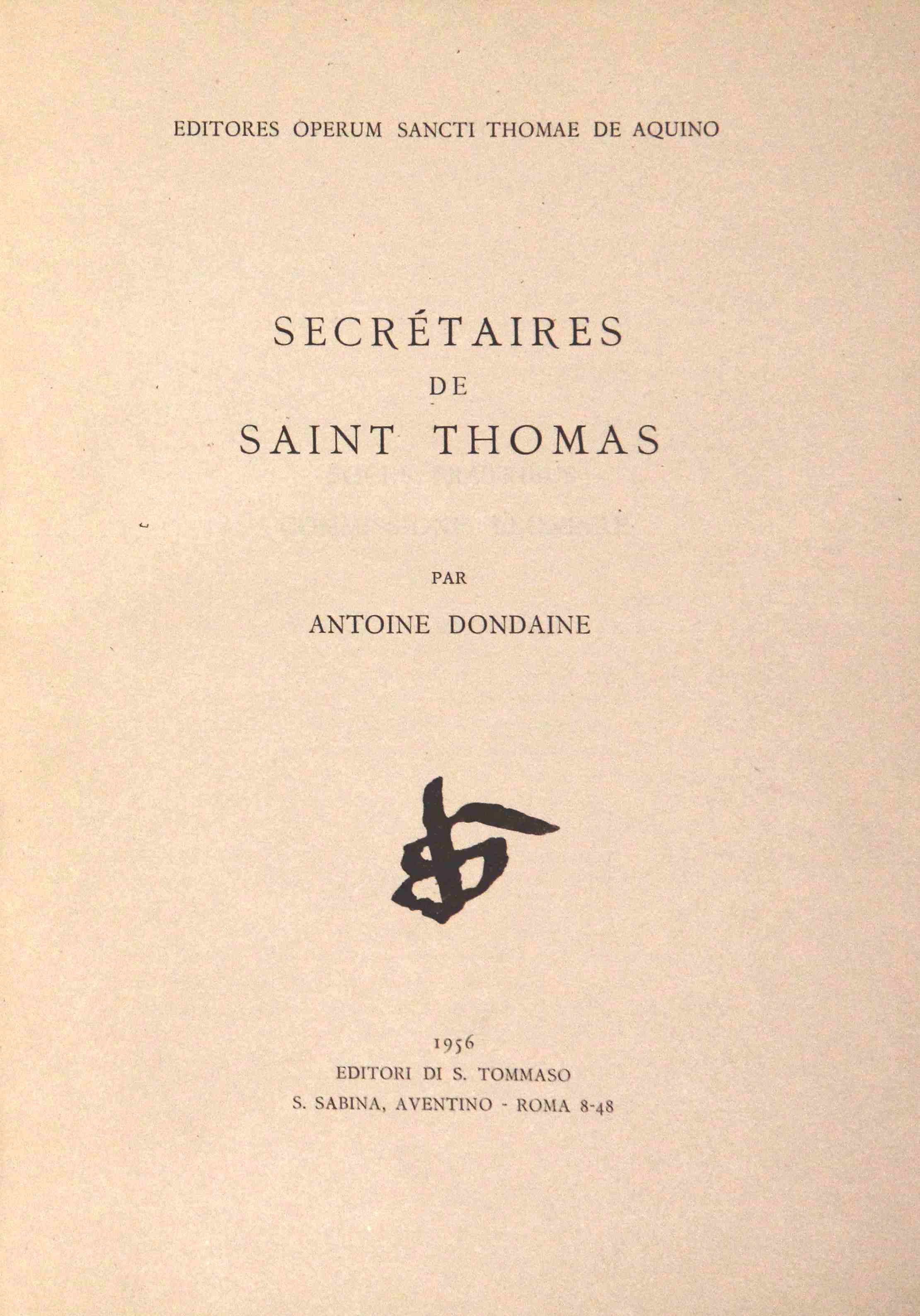 SECRETAIRES DE ST THOMAS 2V