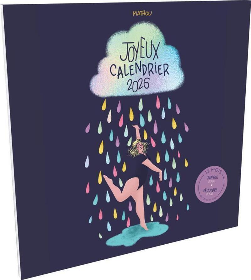 Calendrier mural Mathou 2026