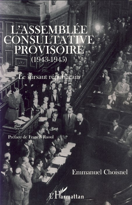 L'Assemblée Consultative provisoire (1943-1945)