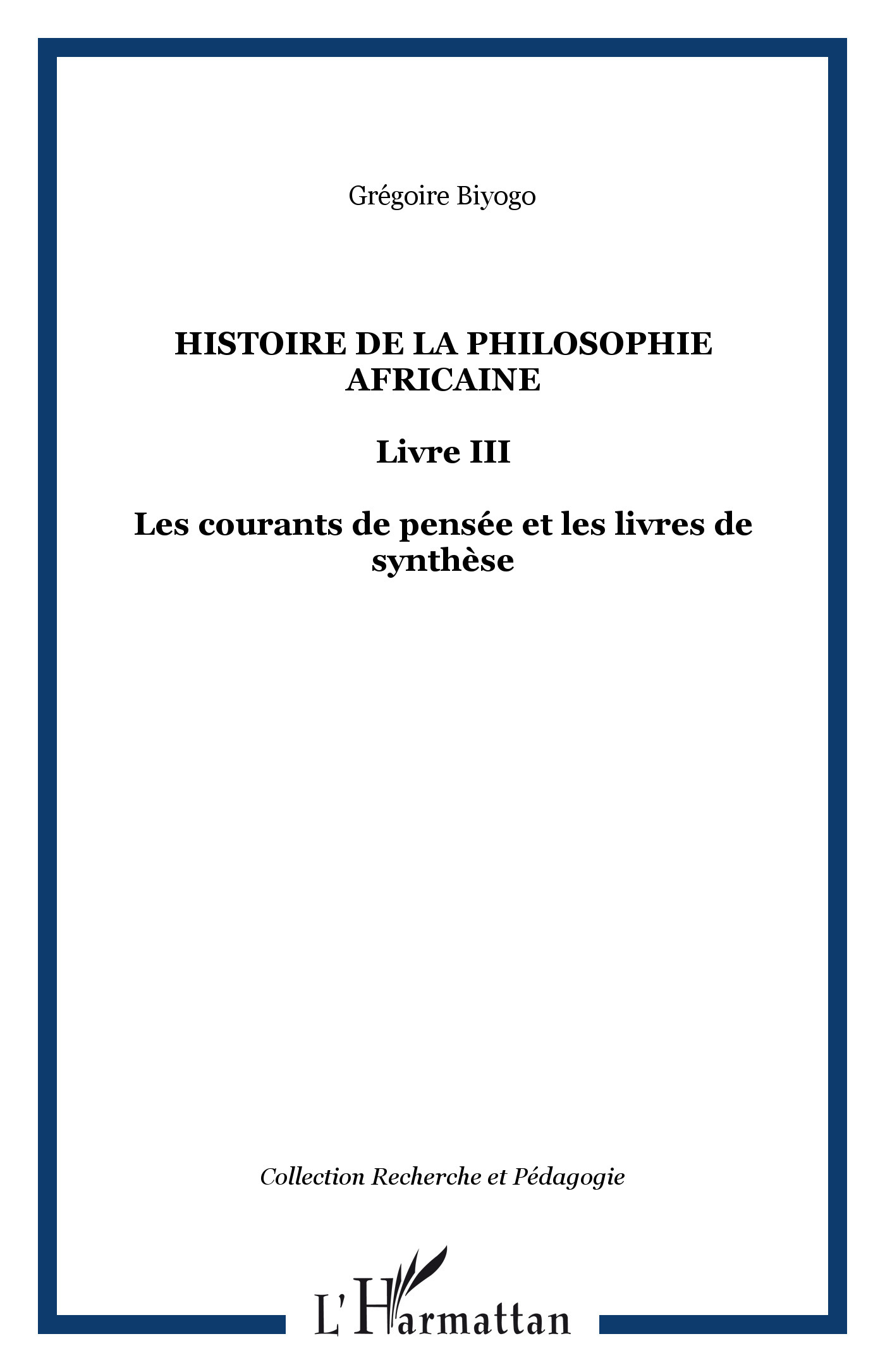 Histoire de la philosophie africaine