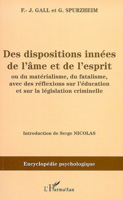 Des dispositions innées de l'âme et de l'esprit