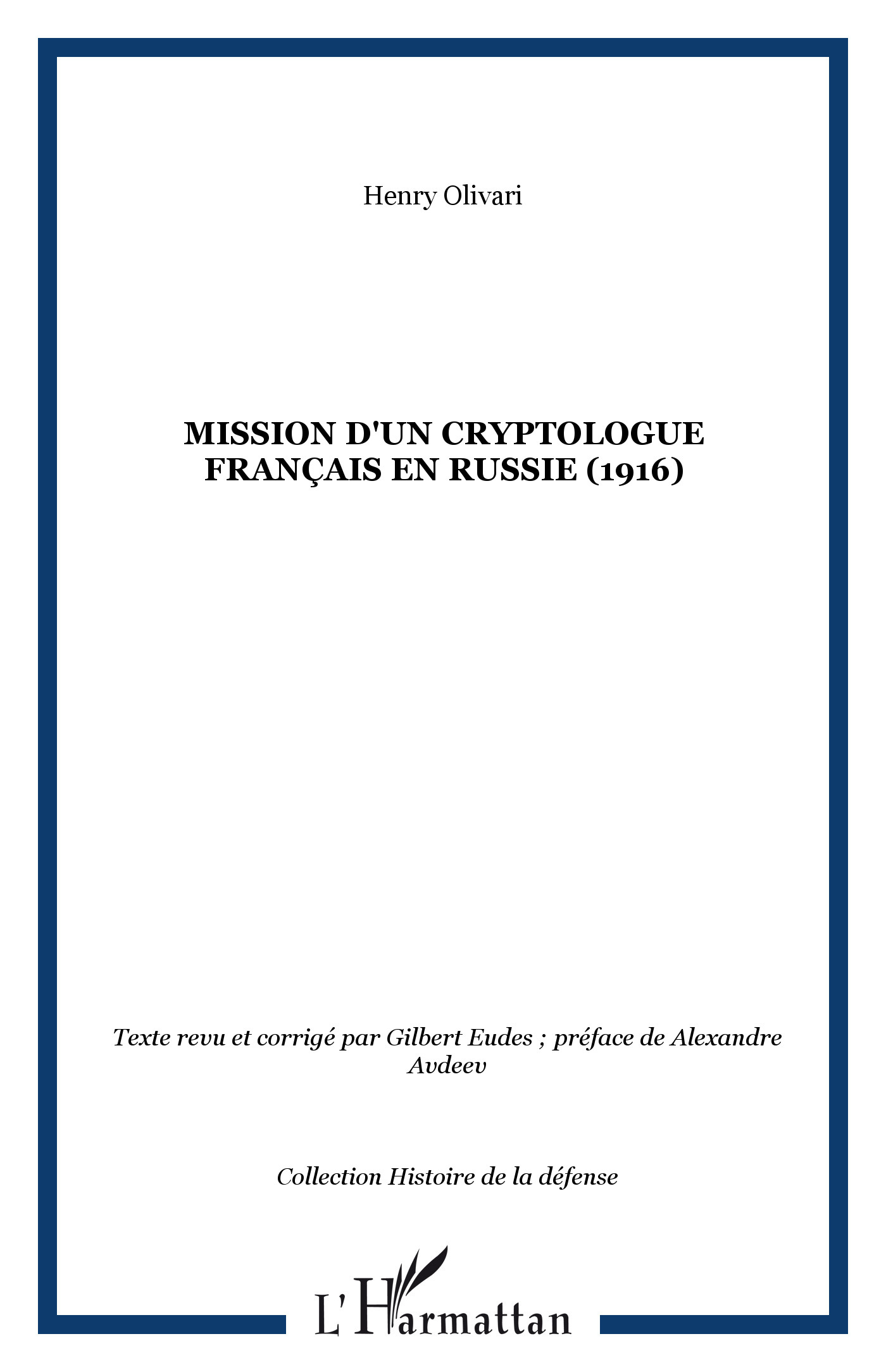 Mission d'un cryptologue français en Russie (1916)