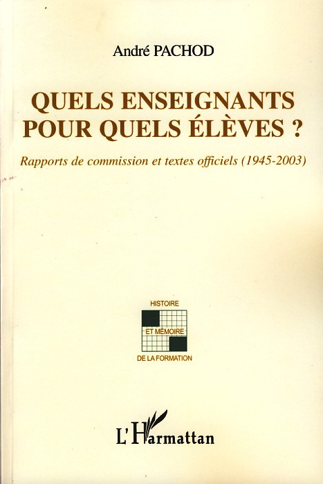 Quels enseignants pour quels élèves?