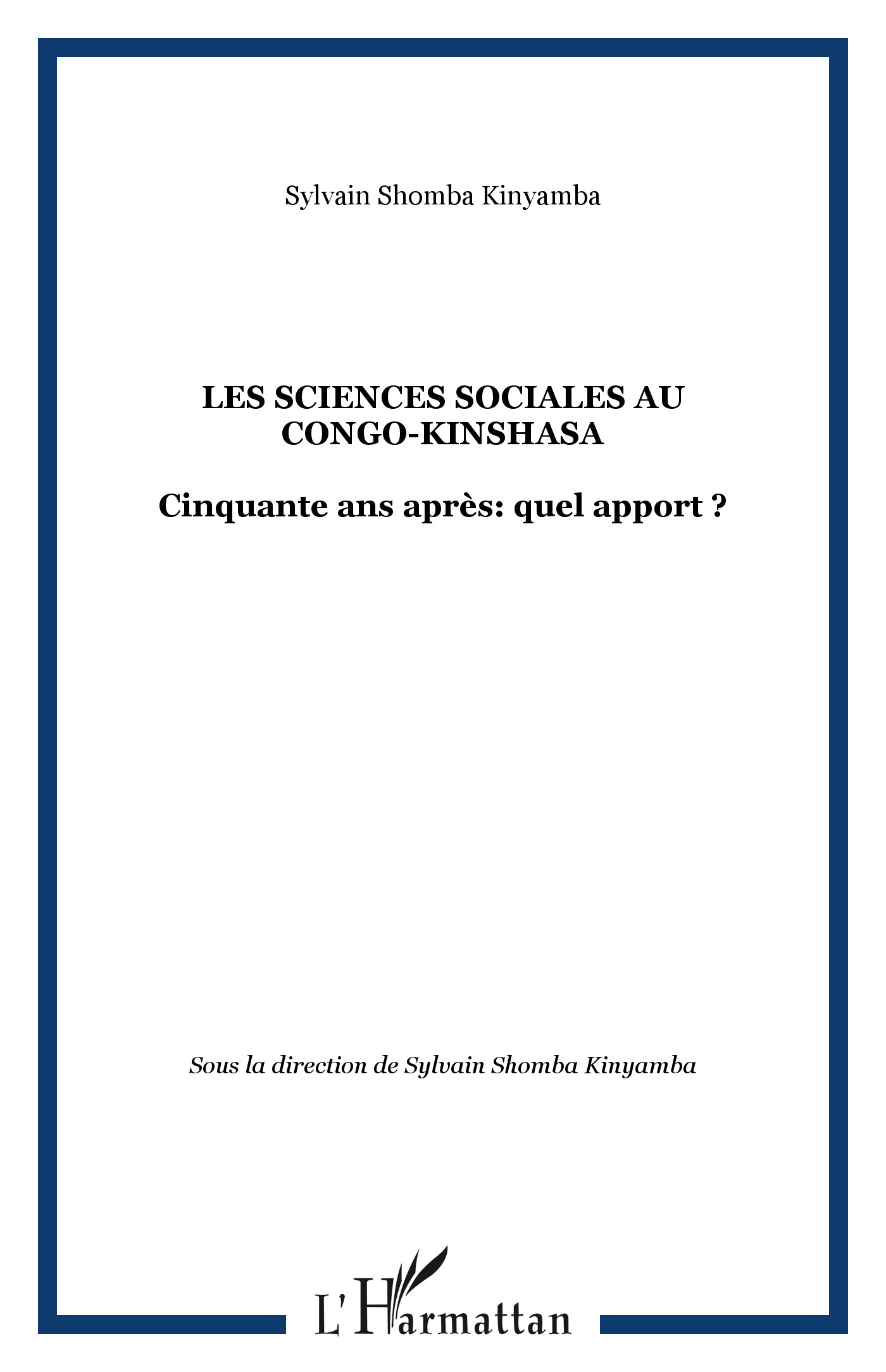Les sciences sociales au Congo-Kinshasa