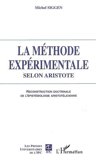 La Méthode expérimentale selon Aristote