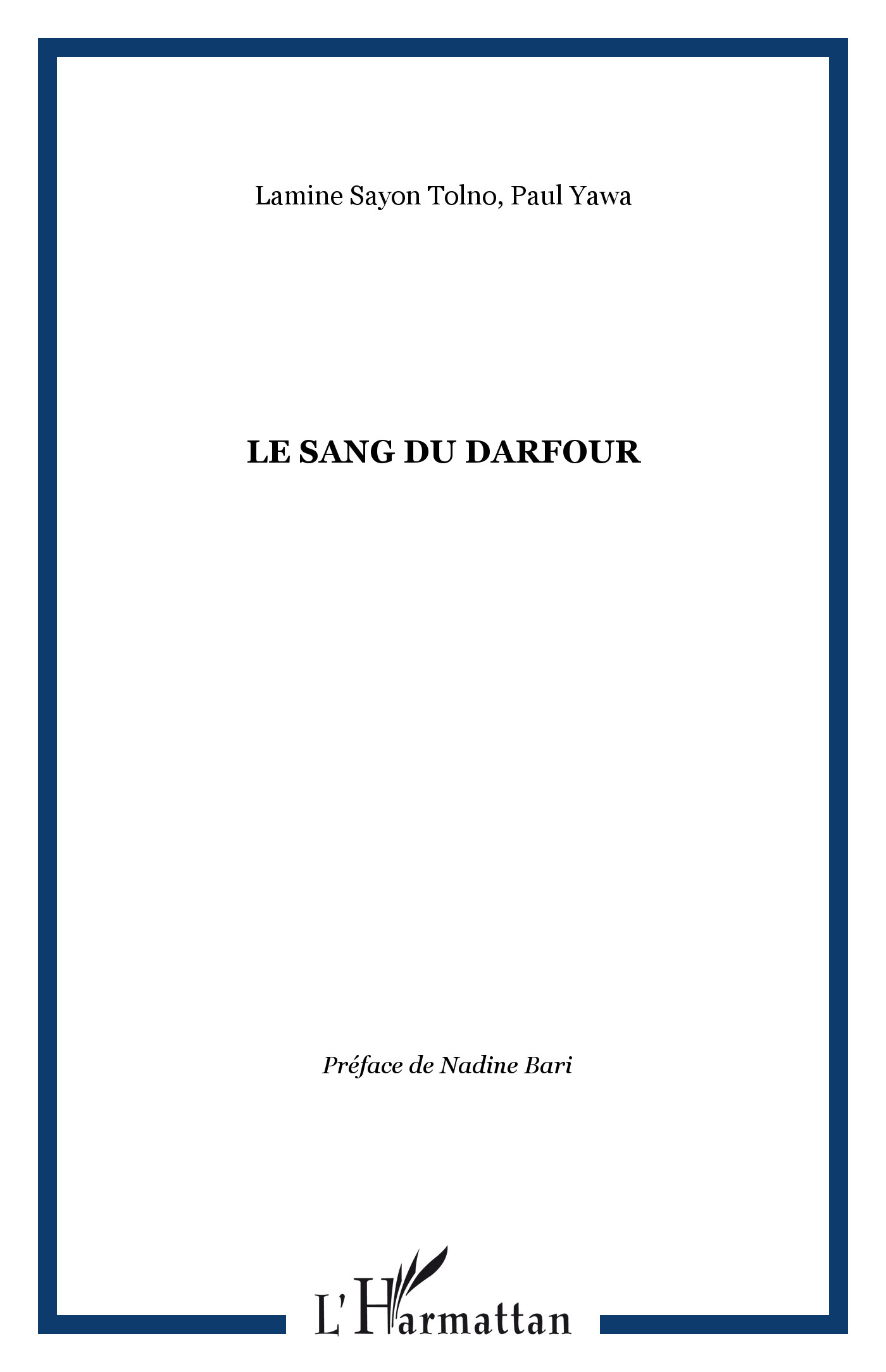 Le sang du Darfour