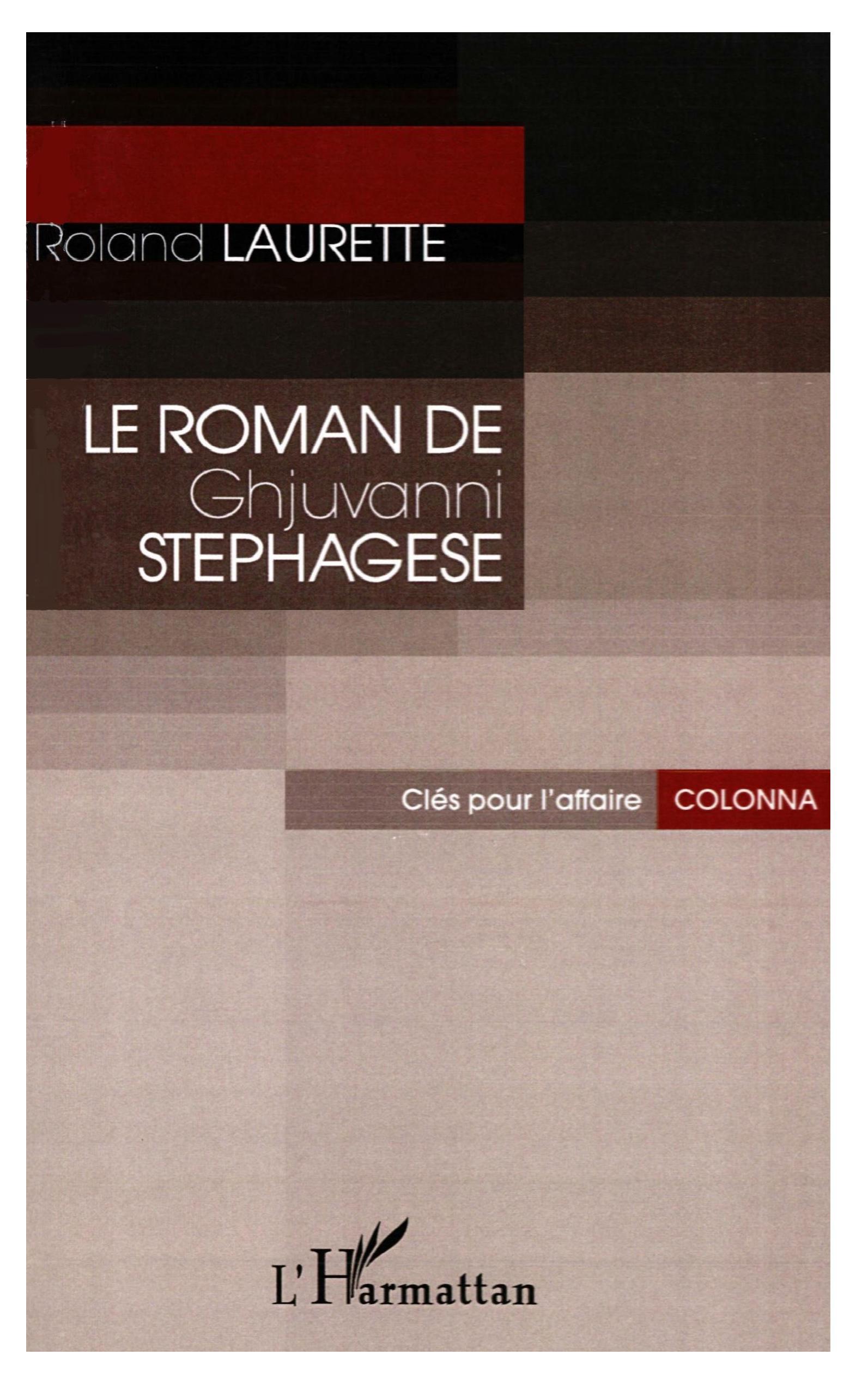 Le Roman de Ghjuvanni Stephagese