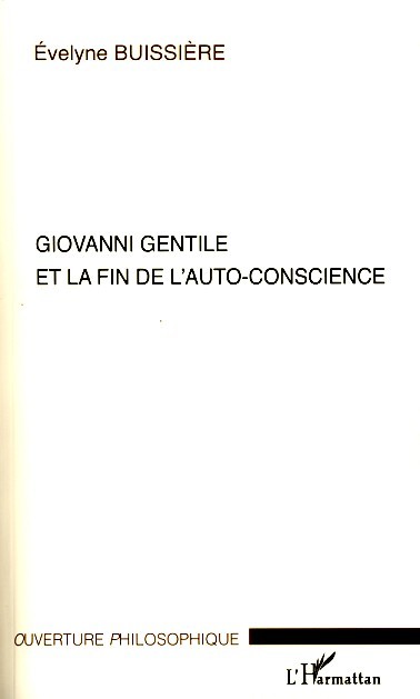 Giovanni Gentile et la fin de l'auto-conscience