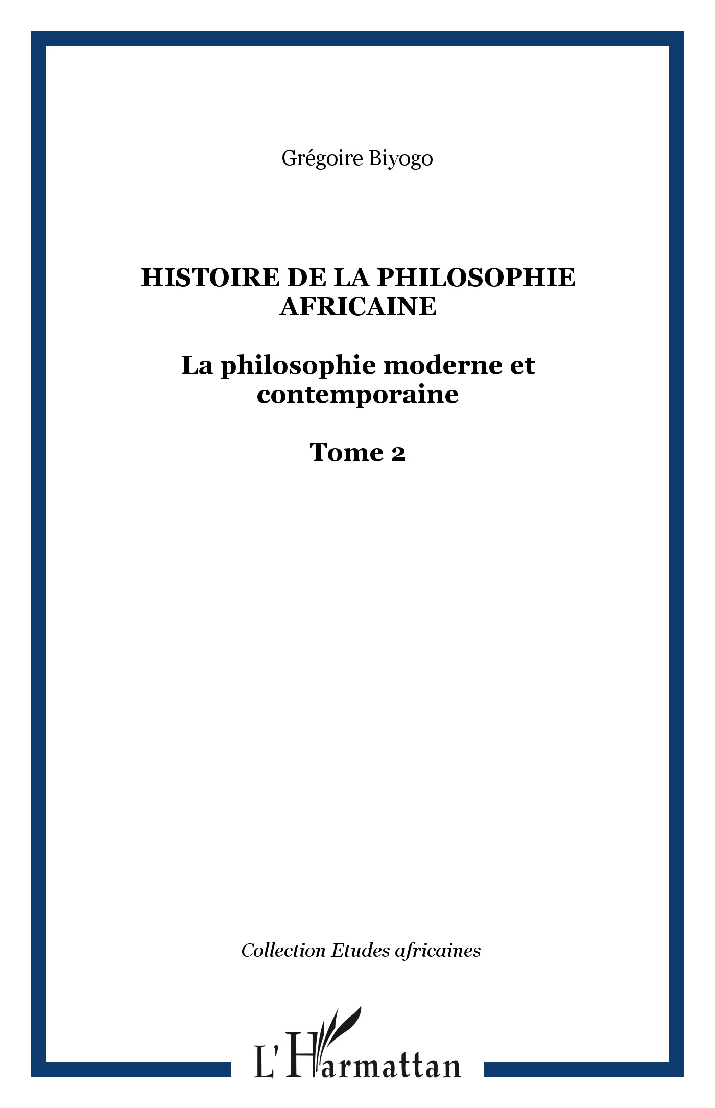 Histoire de la philosophie africaine