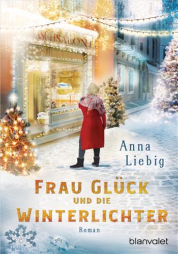 Frau glück und die winterlichter