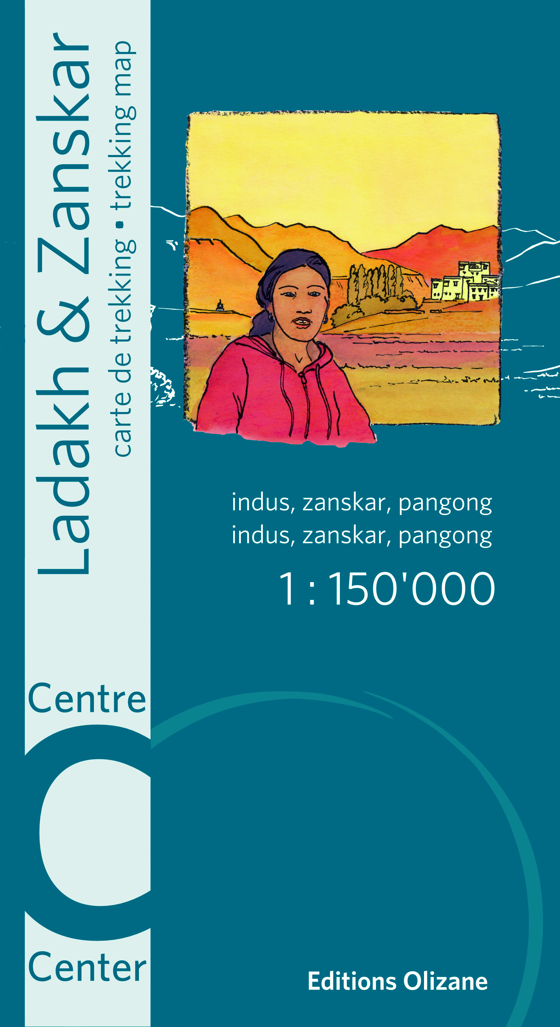 CARTE LADAKH-ZANSKAR CENTRE NOUVELLE EDITIO N