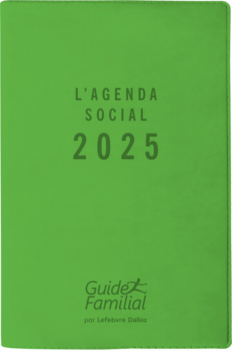 L'agenda social 2025 - Edition vert pomme