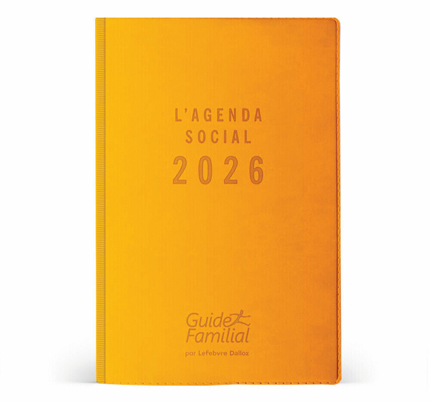 L'agenda social 2026 - Edition Jaune Kumquat