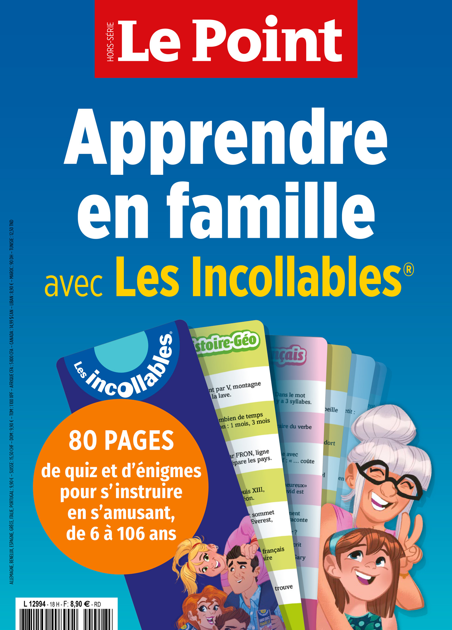 Le Point HS Education N°18 : Apprendre en famille avec les Incollables - Juin/Août 2023