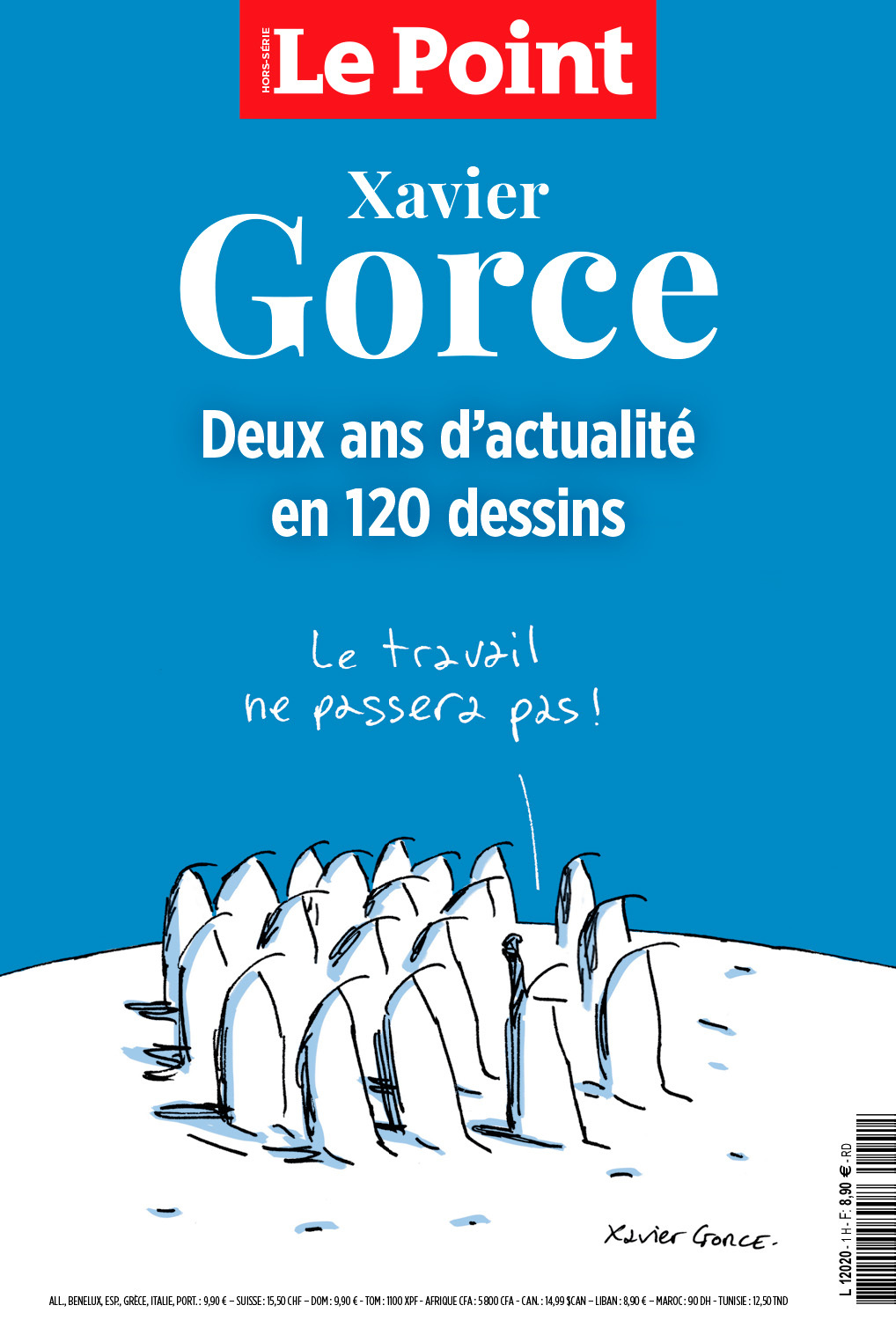 Le Point Dessins de presse HS n°1 : Xavier Gorce - déc 2023